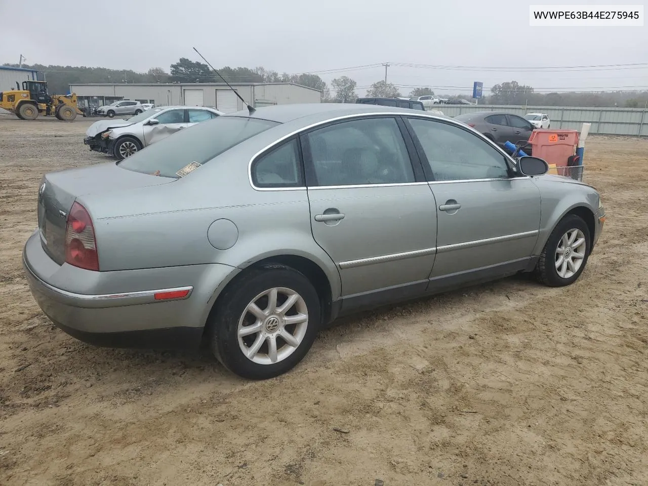 2004 Volkswagen Passat Gls Tdi VIN: WVWPE63B44E275945 Lot: 77300864