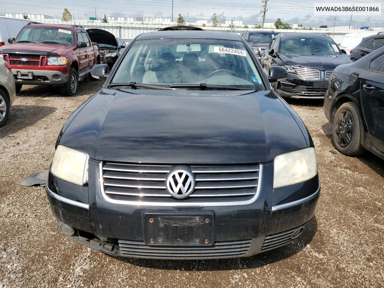 2005 Volkswagen Passat Gls VIN: WVWAD63B65E001866 Lot: 68422454