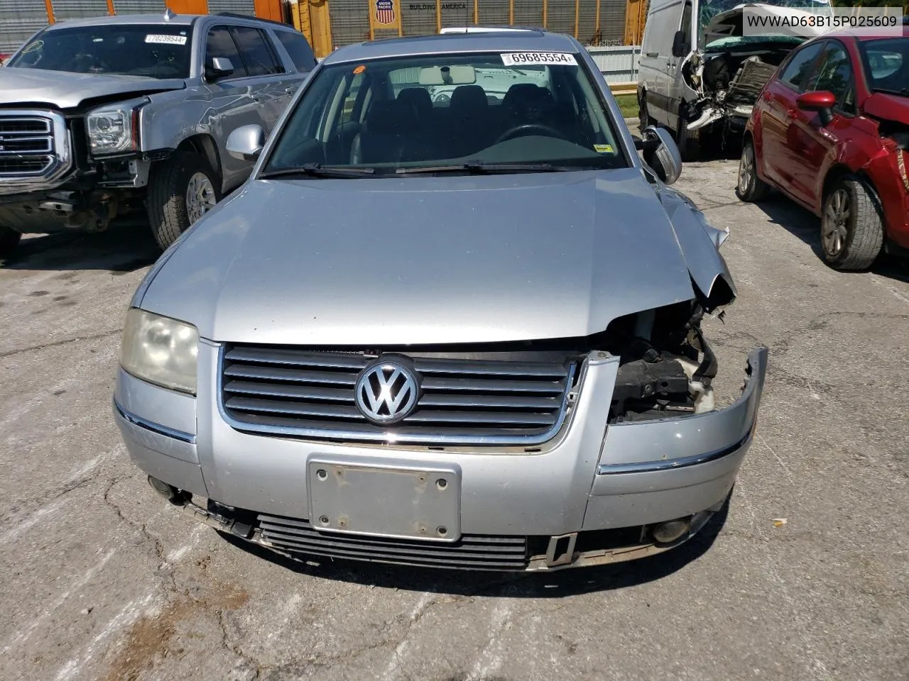 WVWAD63B15P025609 2005 Volkswagen Passat Gls