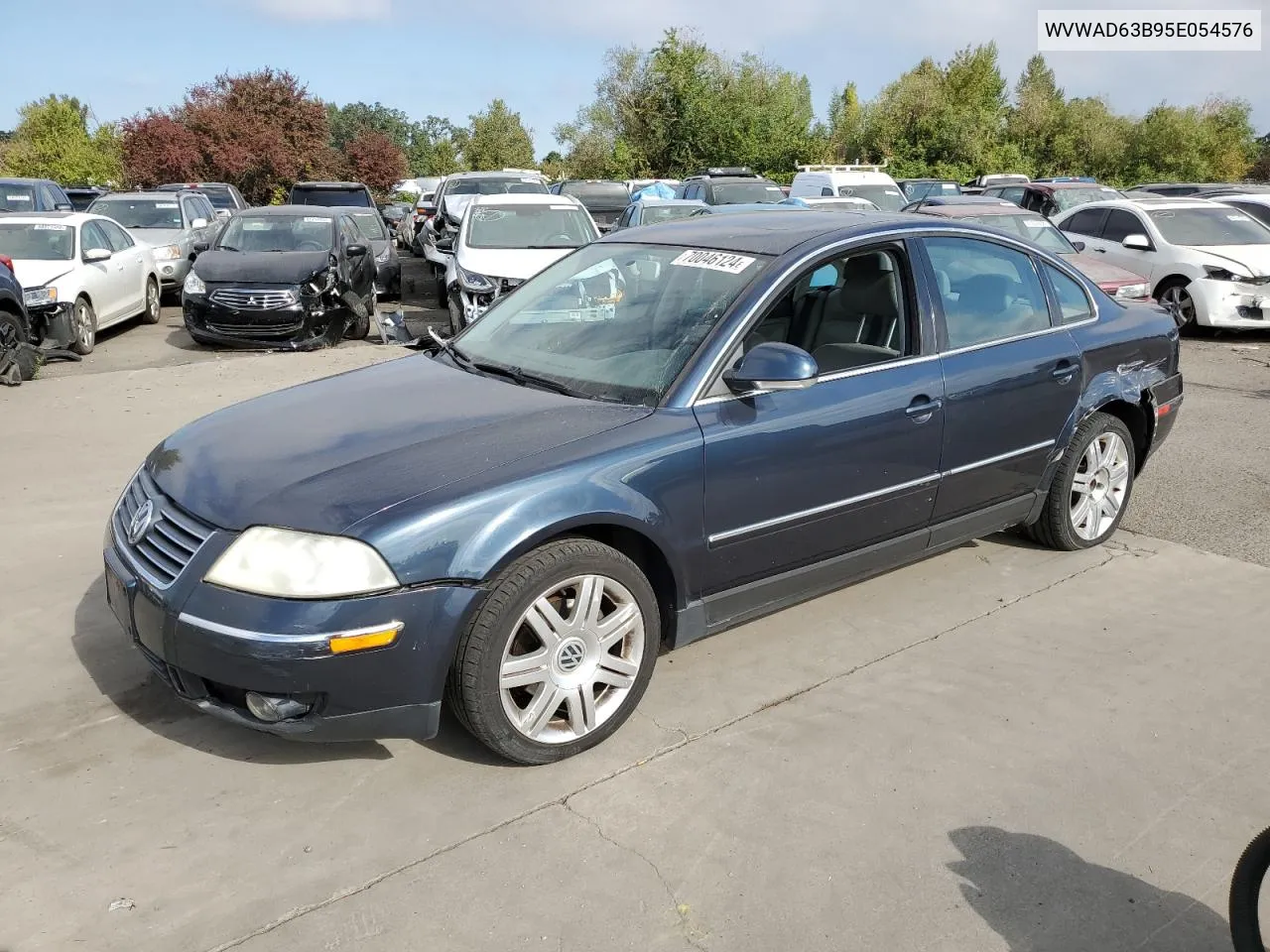 2005 Volkswagen Passat Gls VIN: WVWAD63B95E054576 Lot: 70046124