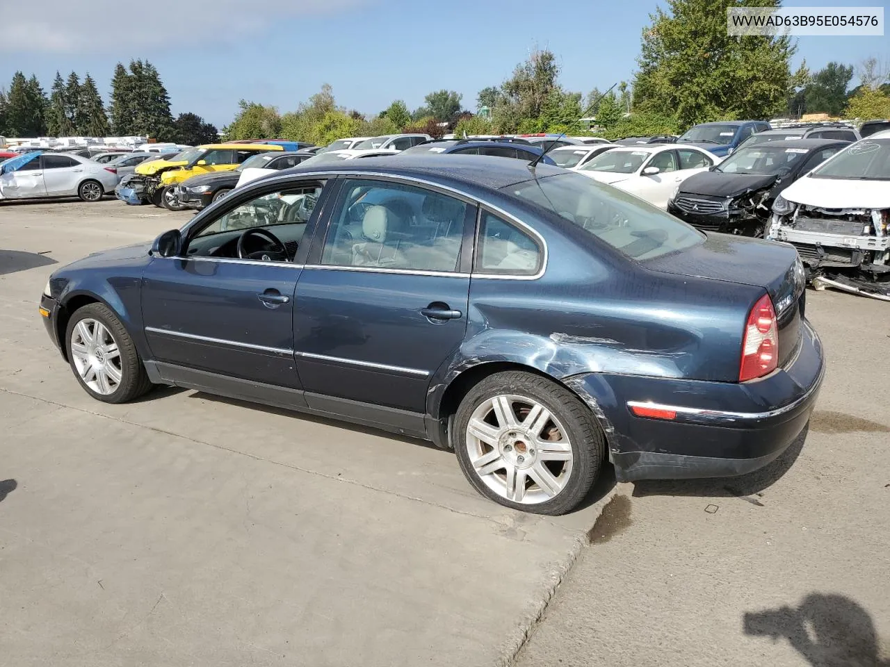 2005 Volkswagen Passat Gls VIN: WVWAD63B95E054576 Lot: 70046124