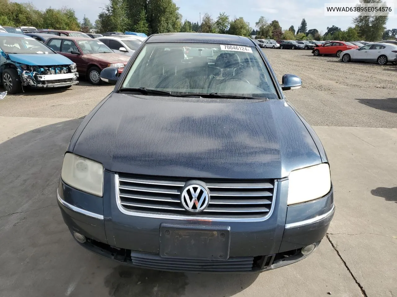 2005 Volkswagen Passat Gls VIN: WVWAD63B95E054576 Lot: 70046124