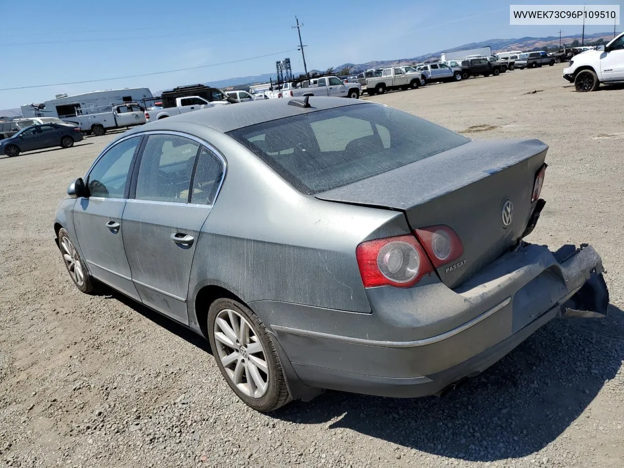 2006 Volkswagen Passat 2.0T Luxury VIN: WVWEK73C96P109510 Lot: 69115554