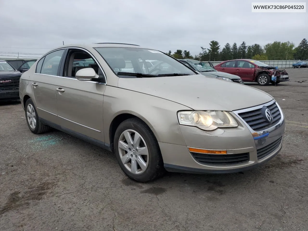 2006 Volkswagen Passat 2.0T Luxury VIN: WVWEK73C86P045220 Lot: 71975644