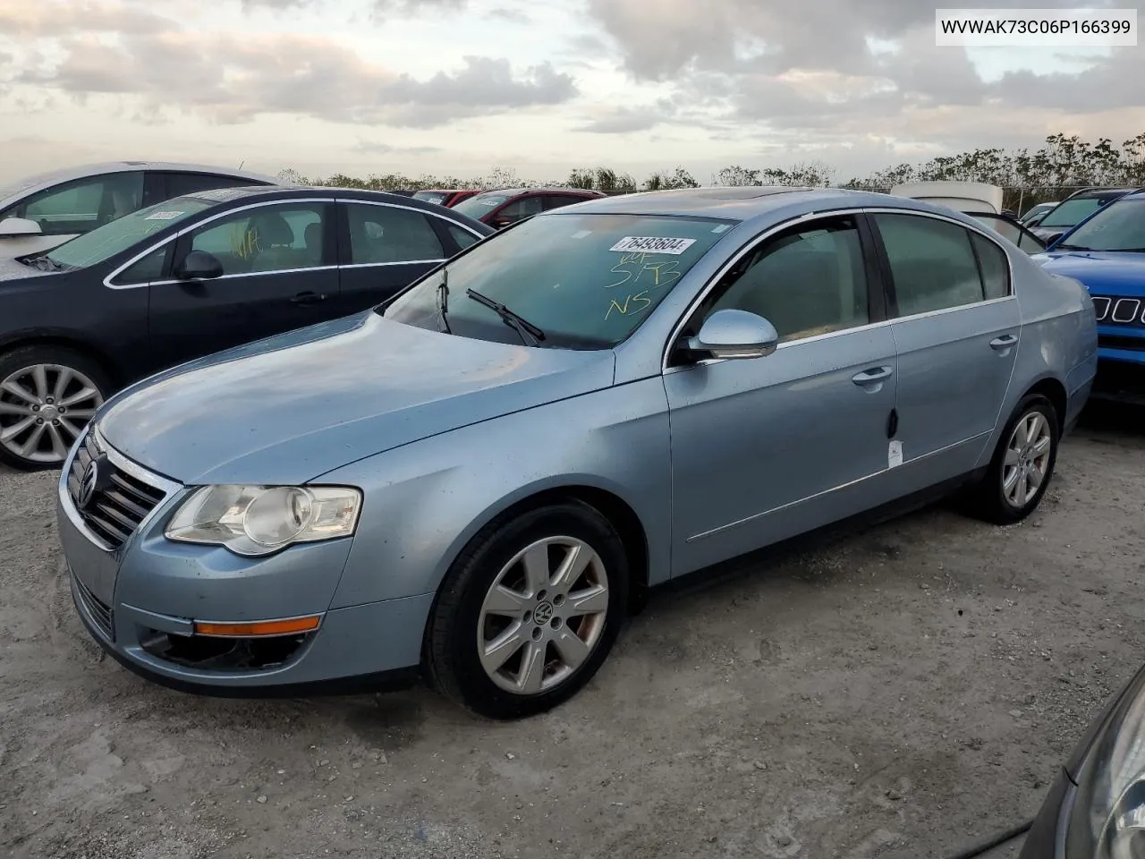 2006 Volkswagen Passat 2.0T VIN: WVWAK73C06P166399 Lot: 76493604