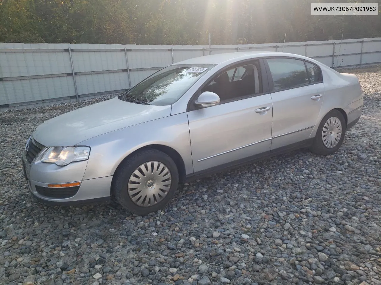 2007 Volkswagen Passat VIN: WVWJK73C67P091953 Lot: 71423974