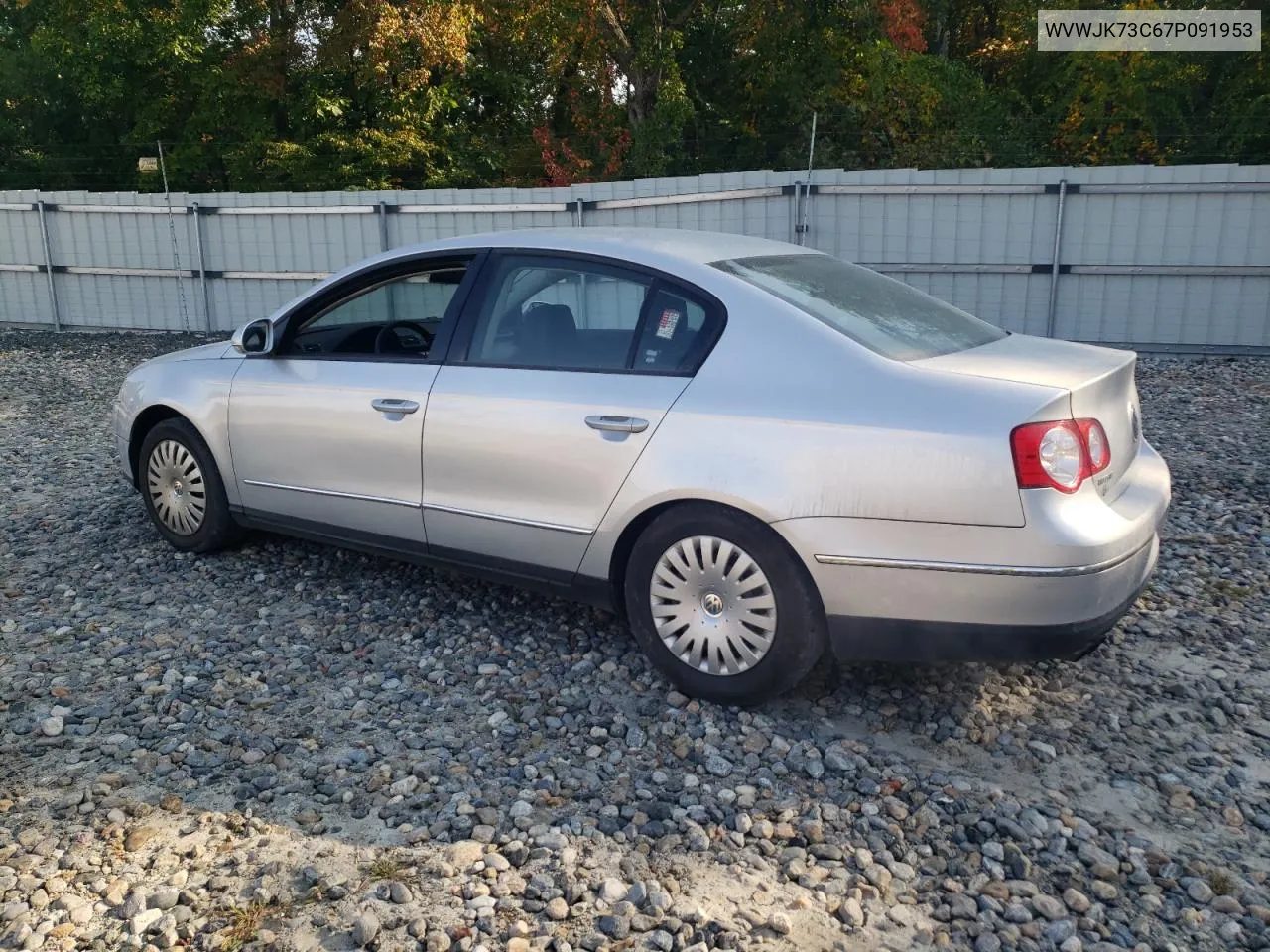 2007 Volkswagen Passat VIN: WVWJK73C67P091953 Lot: 71423974