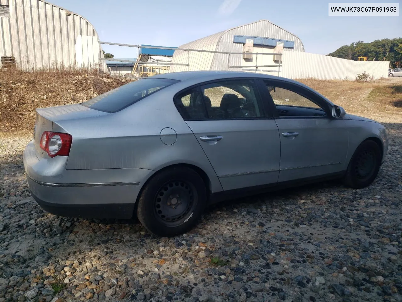 2007 Volkswagen Passat VIN: WVWJK73C67P091953 Lot: 71423974