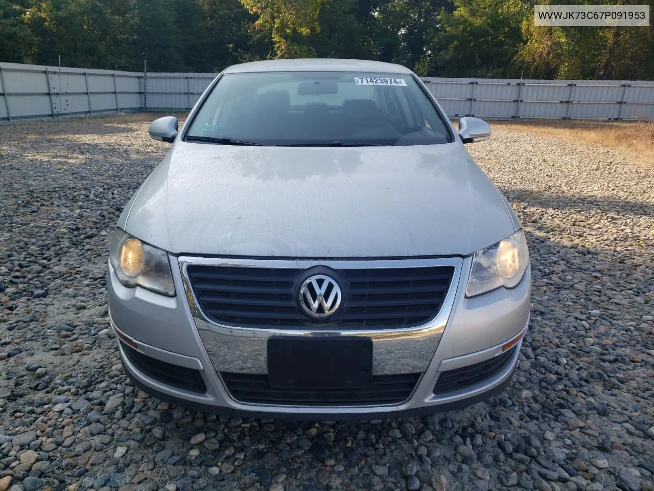 2007 Volkswagen Passat VIN: WVWJK73C67P091953 Lot: 71423974