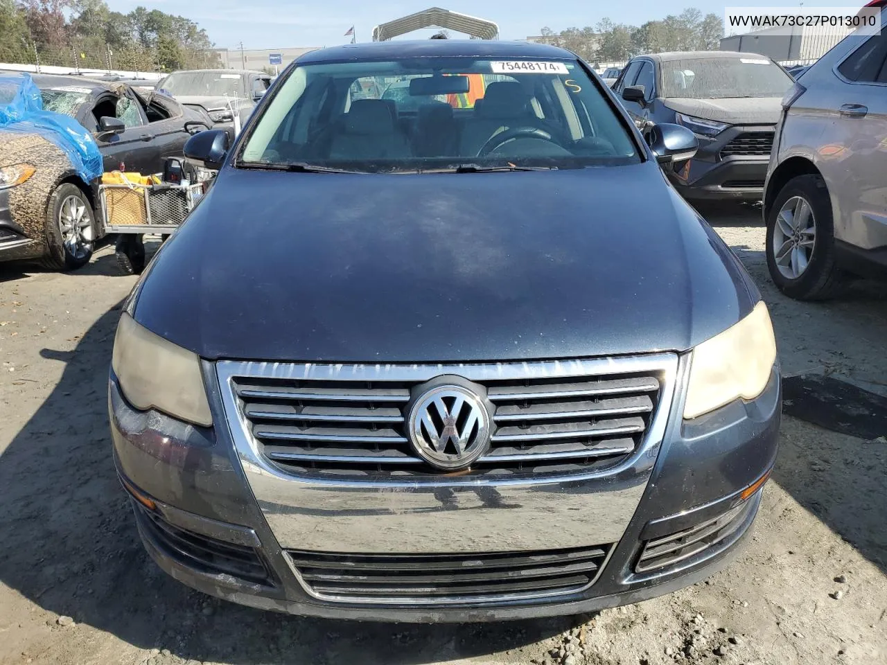 2007 Volkswagen Passat 2.0T VIN: WVWAK73C27P013010 Lot: 75448174