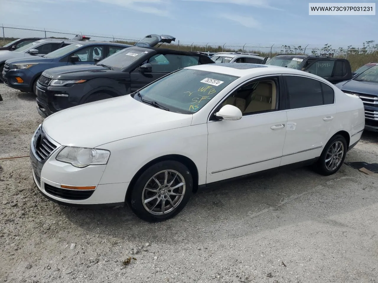 2007 Volkswagen Passat 2.0T VIN: WVWAK73C97P031231 Lot: 76257574