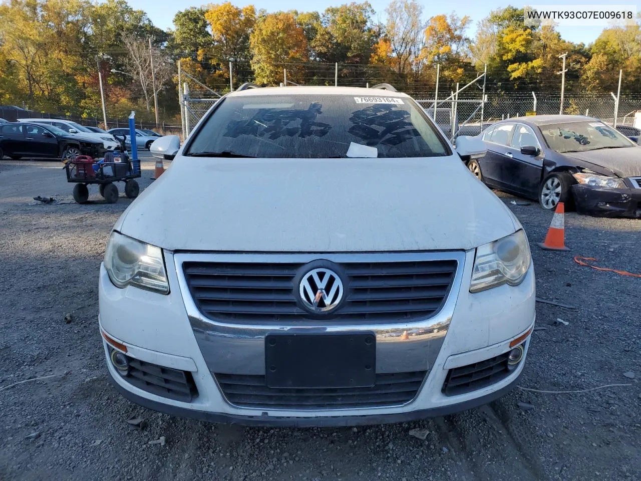 2007 Volkswagen Passat 2.0T Wagon Luxury VIN: WVWTK93C07E009618 Lot: 76693164