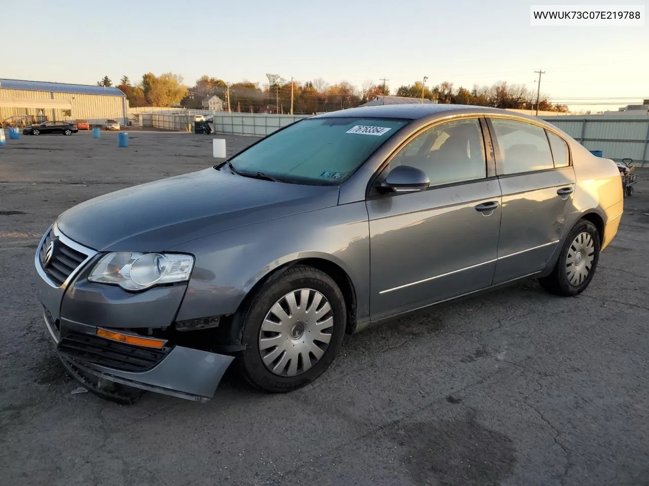 2007 Volkswagen Passat VIN: WVWUK73C07E219788 Lot: 76763364