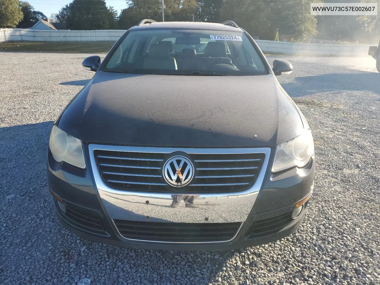 2007 Volkswagen Passat 3.6L 4Motion Wagon Luxury VIN: WVWVU73C57E002607 Lot: 77025324