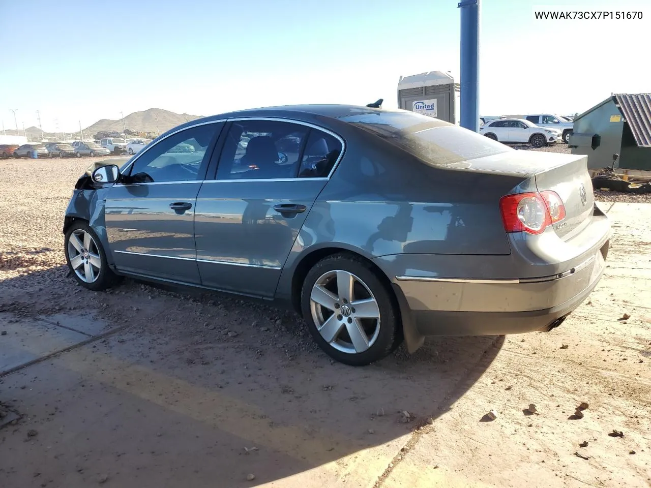 2007 Volkswagen Passat 2.0T VIN: WVWAK73CX7P151670 Lot: 77467254