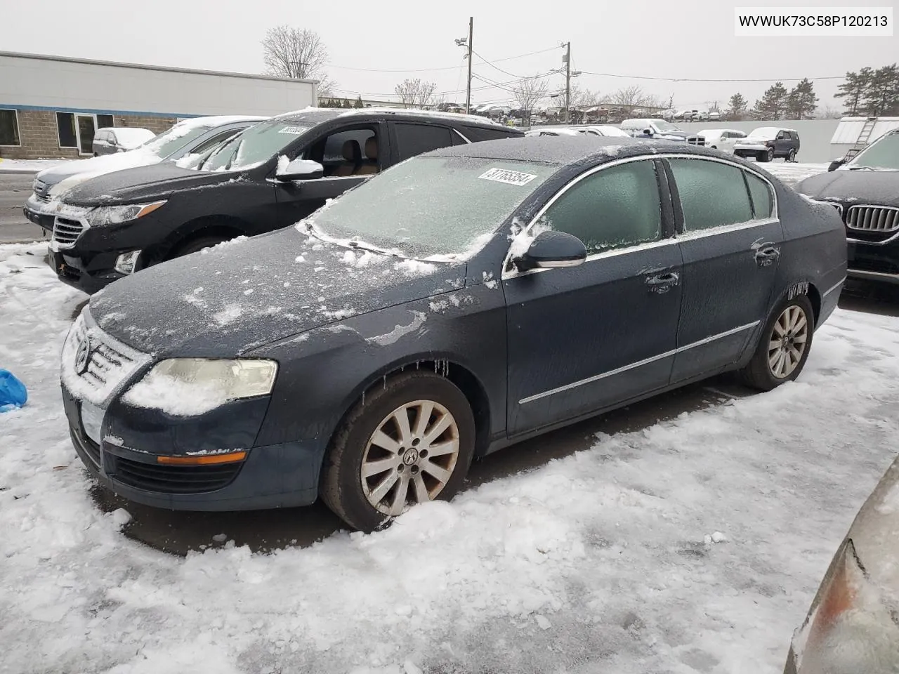 2008 Volkswagen Passat Turbo VIN: WVWUK73C58P120213 Lot: 37765354