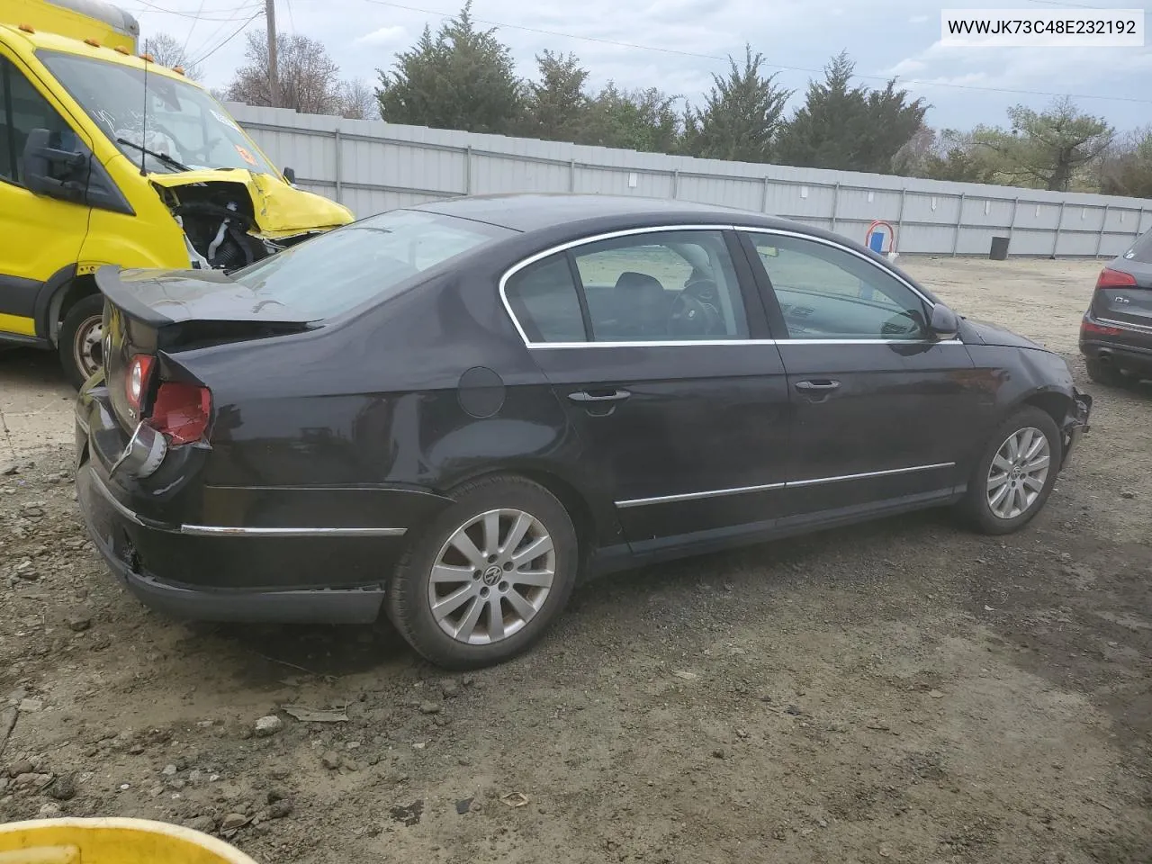 2008 Volkswagen Passat Turbo VIN: WVWJK73C48E232192 Lot: 50532134