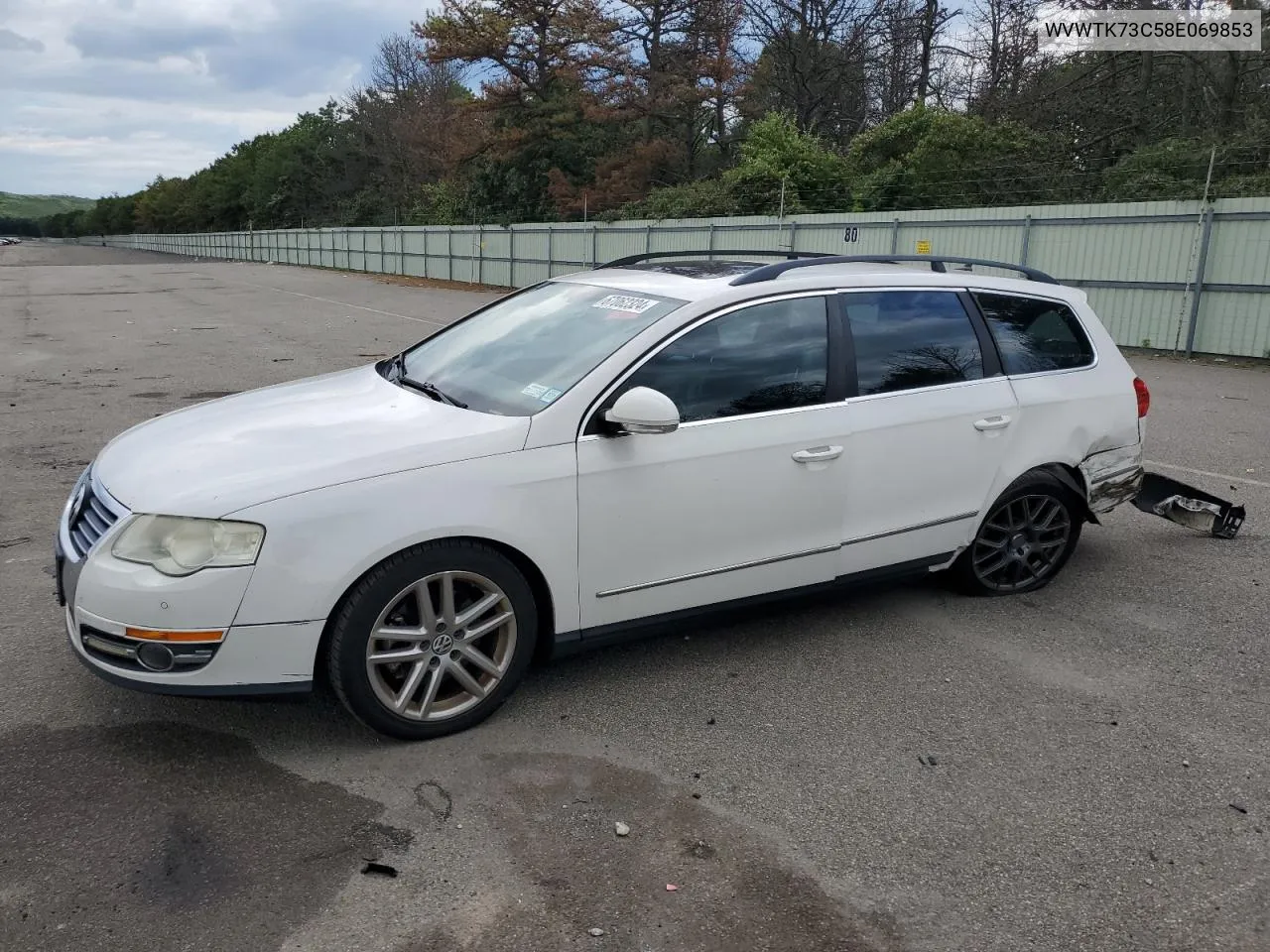 2008 Volkswagen Passat Wagon Lux VIN: WVWTK73C58E069853 Lot: 67062324