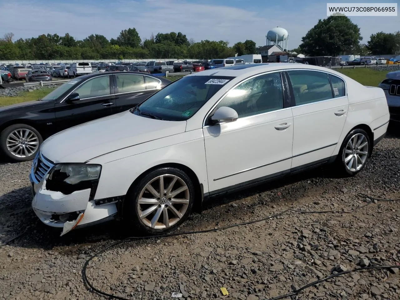 2008 Volkswagen Passat Vr6 VIN: WVWCU73C08P066955 Lot: 68423944