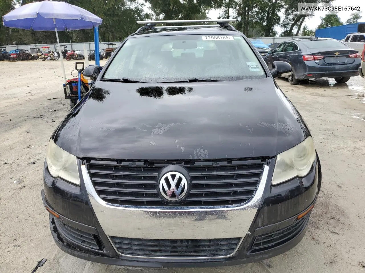 2008 Volkswagen Passat Wagon Turbo VIN: WVWXK73C98E167642 Lot: 72958164