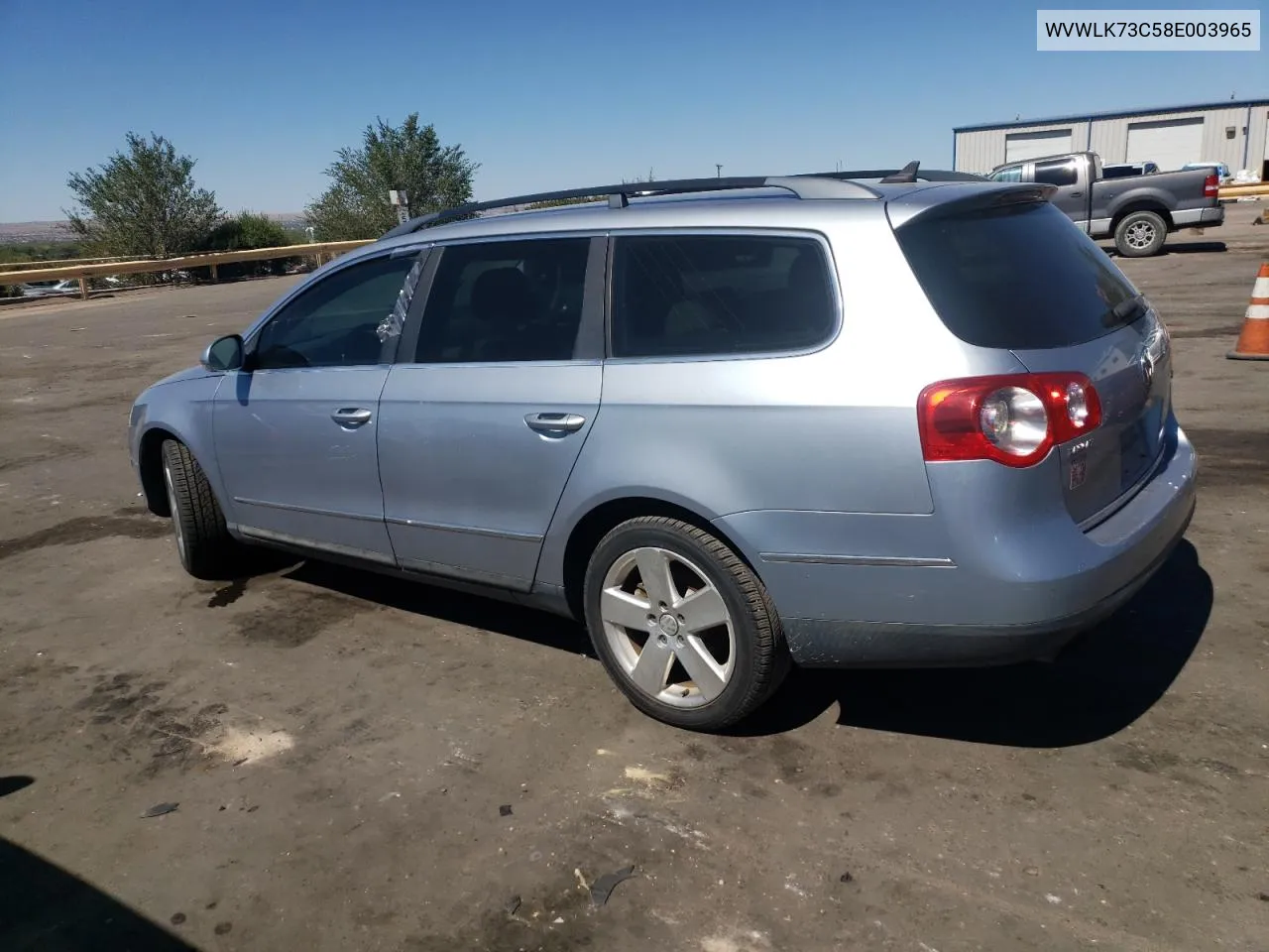 WVWLK73C58E003965 2008 Volkswagen Passat Wagon Komfort