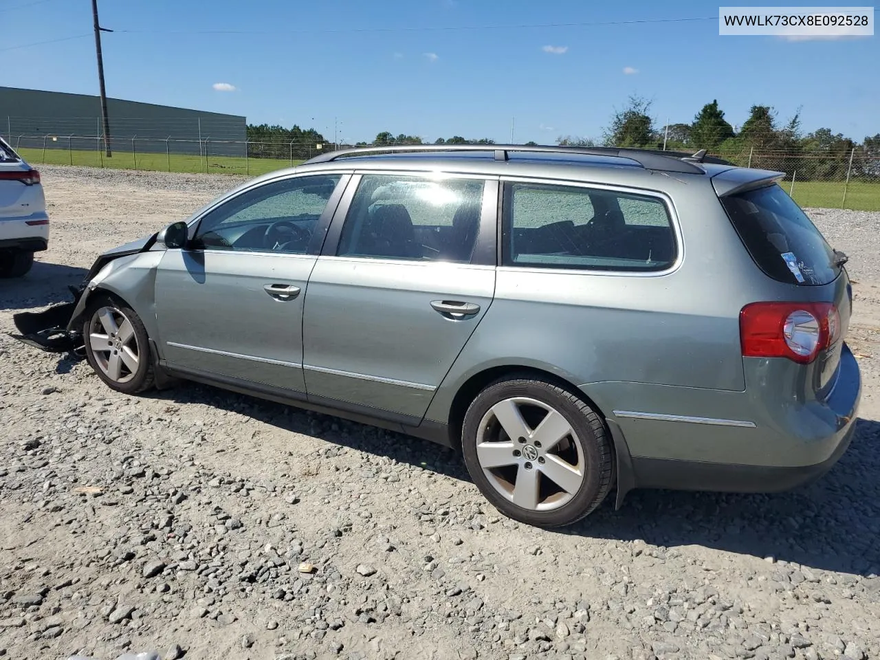 2008 Volkswagen Passat Wagon Komfort VIN: WVWLK73CX8E092528 Lot: 74114304