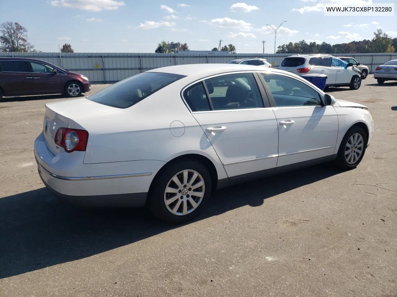 2008 Volkswagen Passat Turbo VIN: WVWJK73CX8P132280 Lot: 76902554