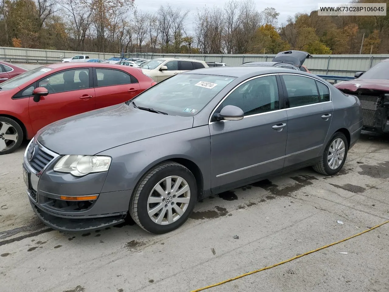 2008 Volkswagen Passat Turbo VIN: WVWJK73C28P106045 Lot: 77425214