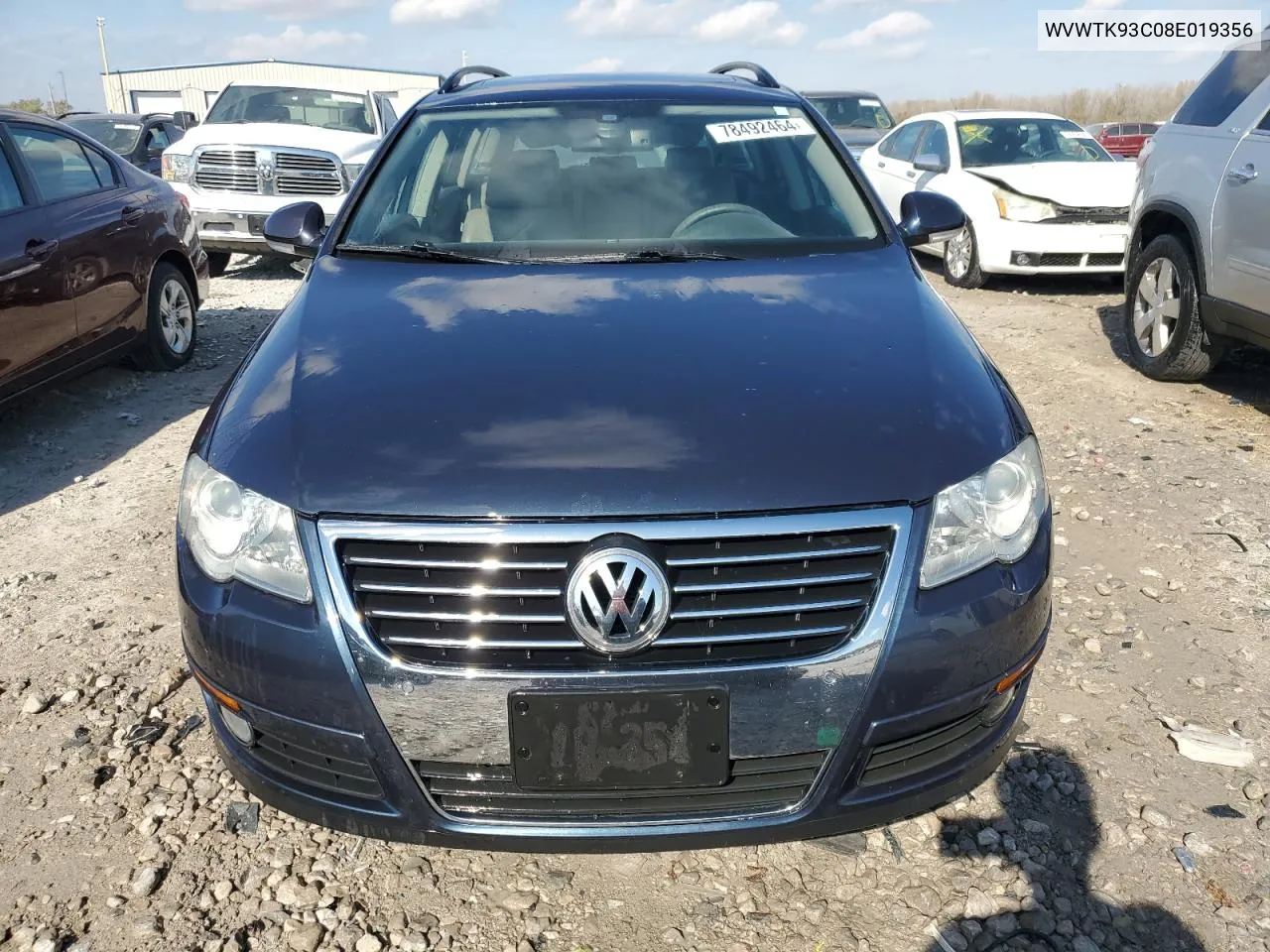 WVWTK93C08E019356 2008 Volkswagen Passat Wagon Lux