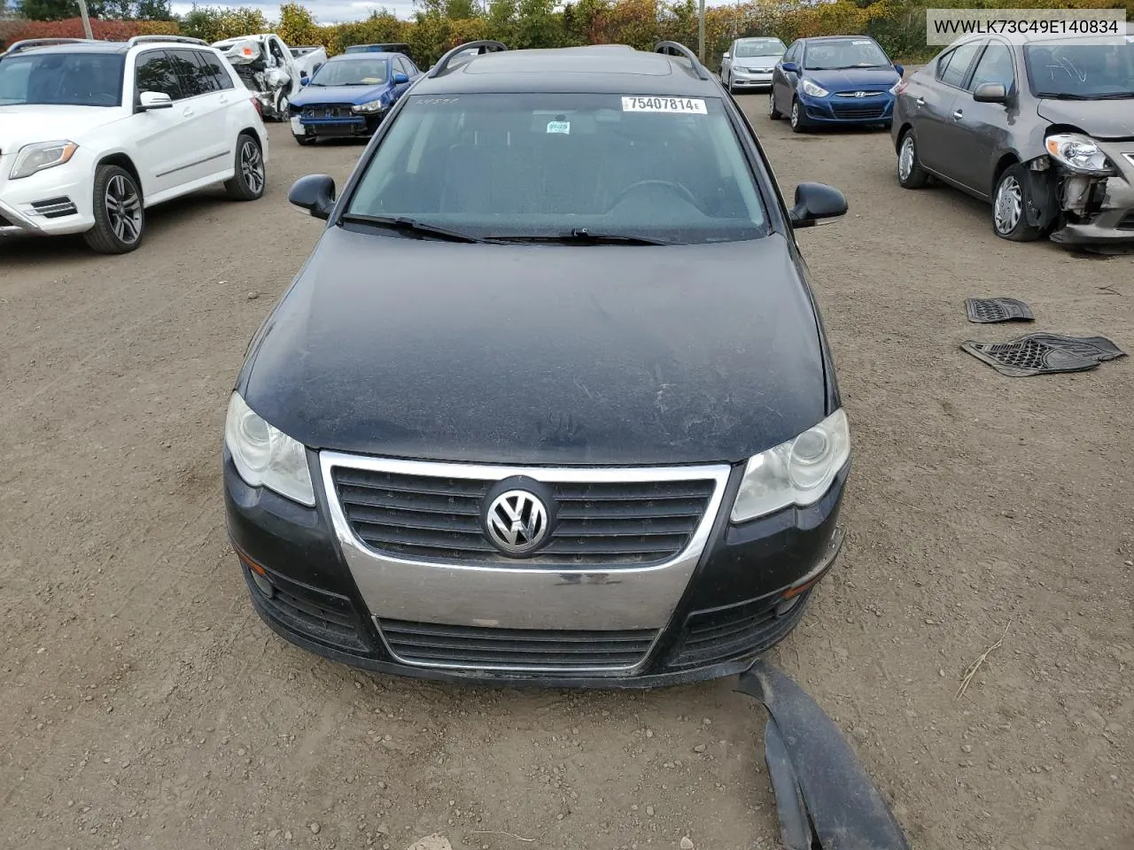 2009 Volkswagen Passat Wagon Komfort VIN: WVWLK73C49E140834 Lot: 75407814