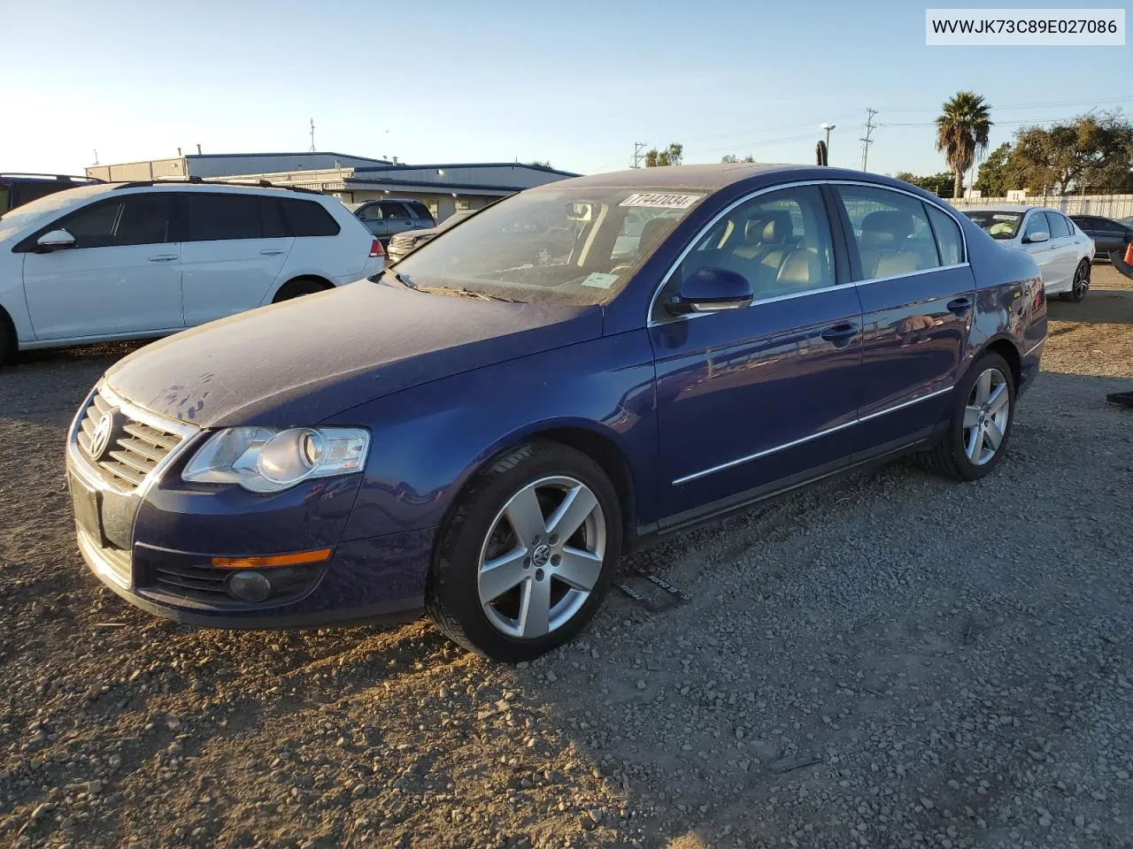 WVWJK73C89E027086 2009 Volkswagen Passat Turbo