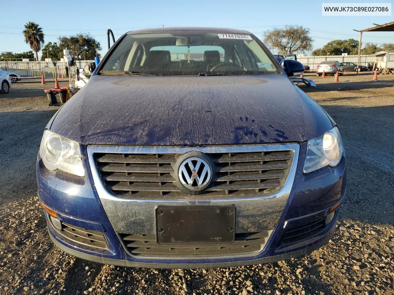 WVWJK73C89E027086 2009 Volkswagen Passat Turbo