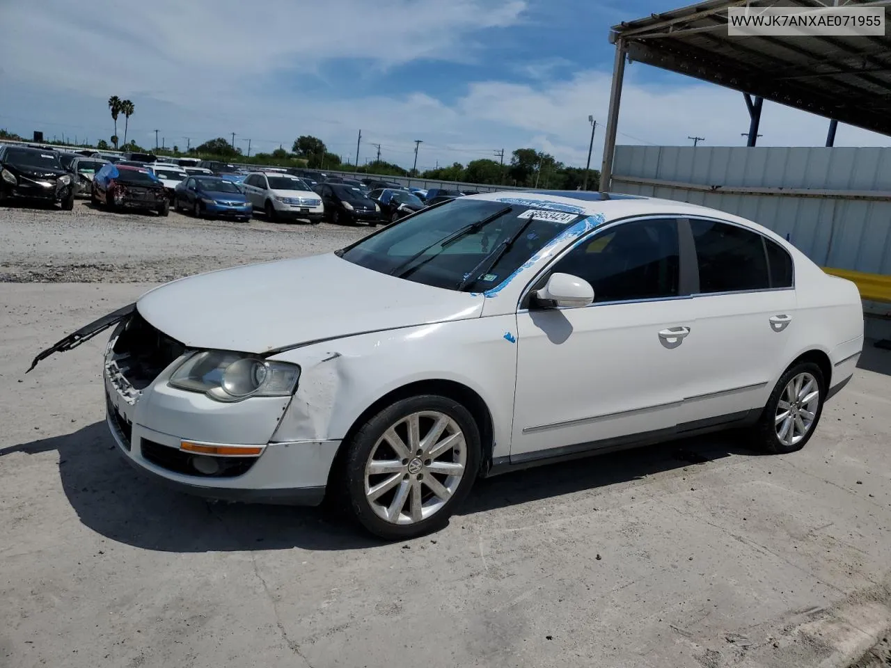 2010 Volkswagen Passat Komfort VIN: WVWJK7ANXAE071955 Lot: 69953424