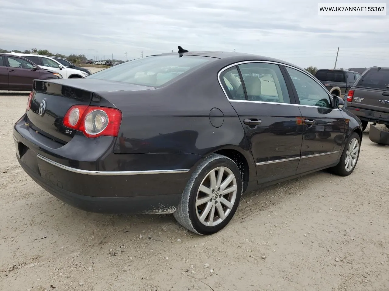 2010 Volkswagen Passat Komfort VIN: WVWJK7AN9AE155362 Lot: 80056174