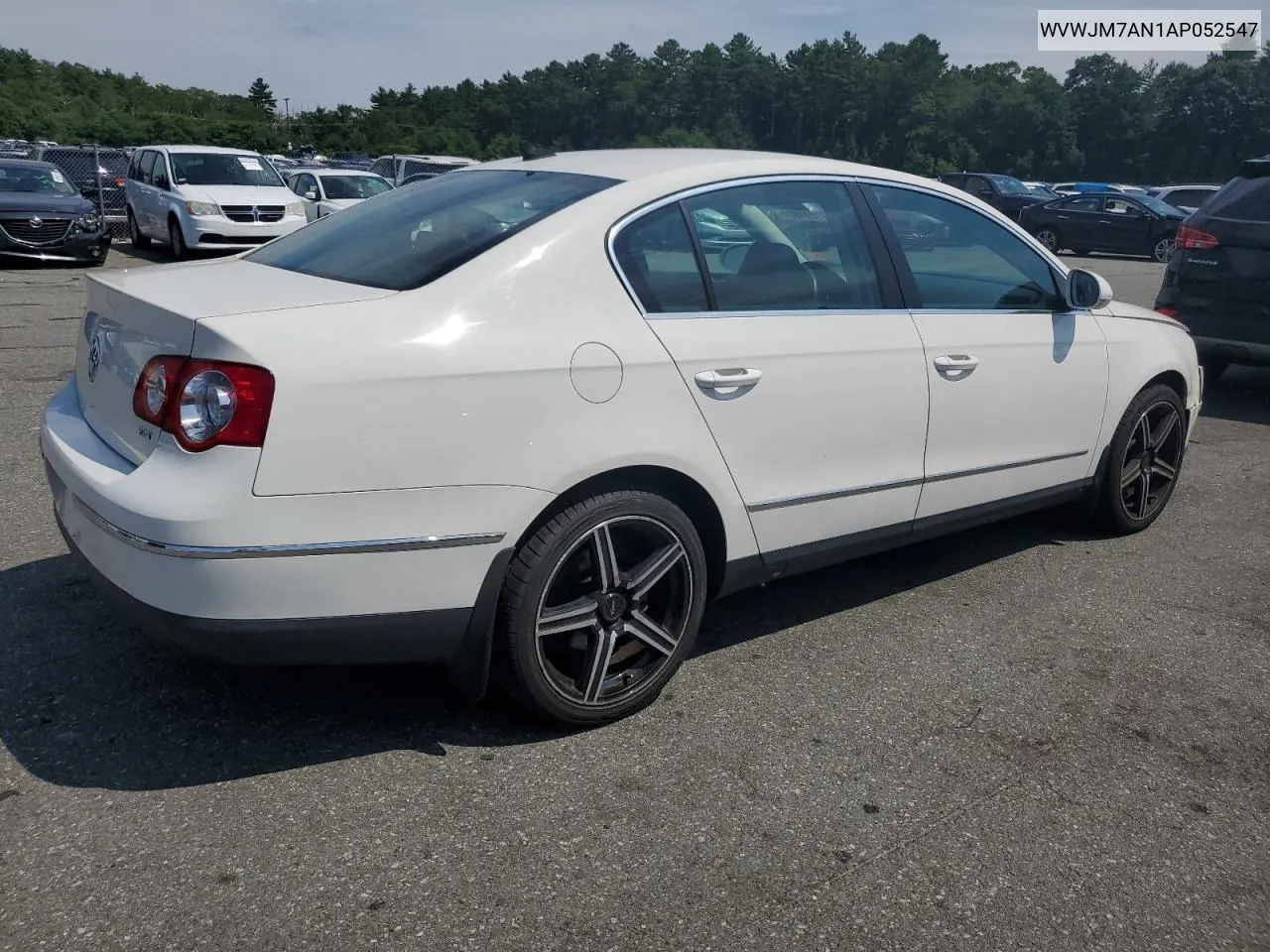 2010 Volkswagen Passat Komfort VIN: WVWJM7AN1AP052547 Lot: 80516694