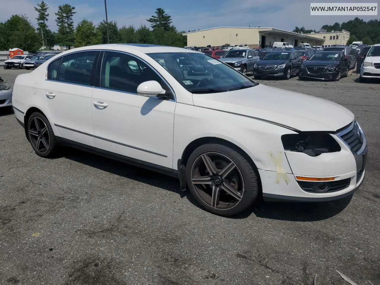 2010 Volkswagen Passat Komfort VIN: WVWJM7AN1AP052547 Lot: 80516694