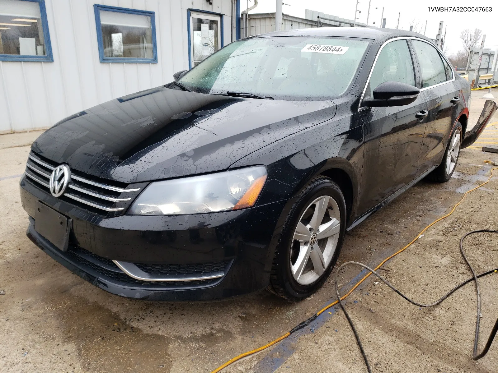 2012 Volkswagen Passat Se VIN: 1VWBH7A32CC047663 Lot: 45878844