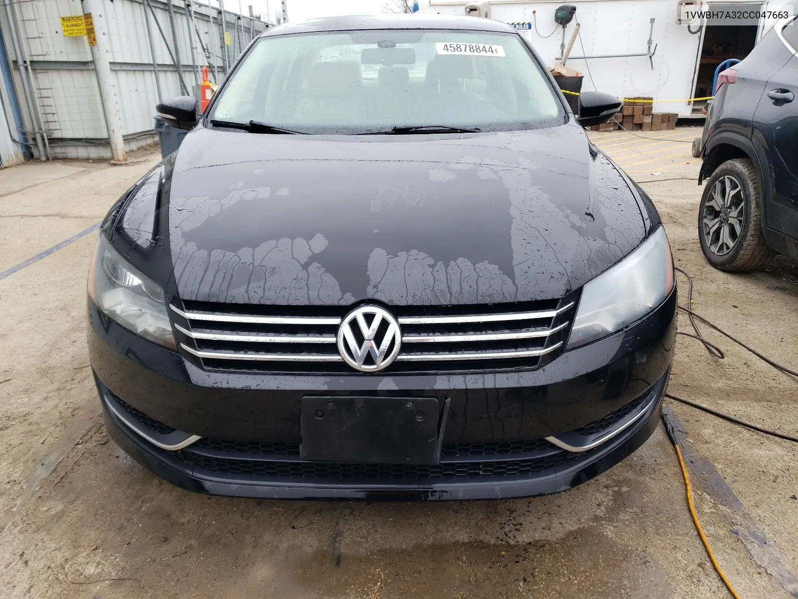 2012 Volkswagen Passat Se VIN: 1VWBH7A32CC047663 Lot: 45878844