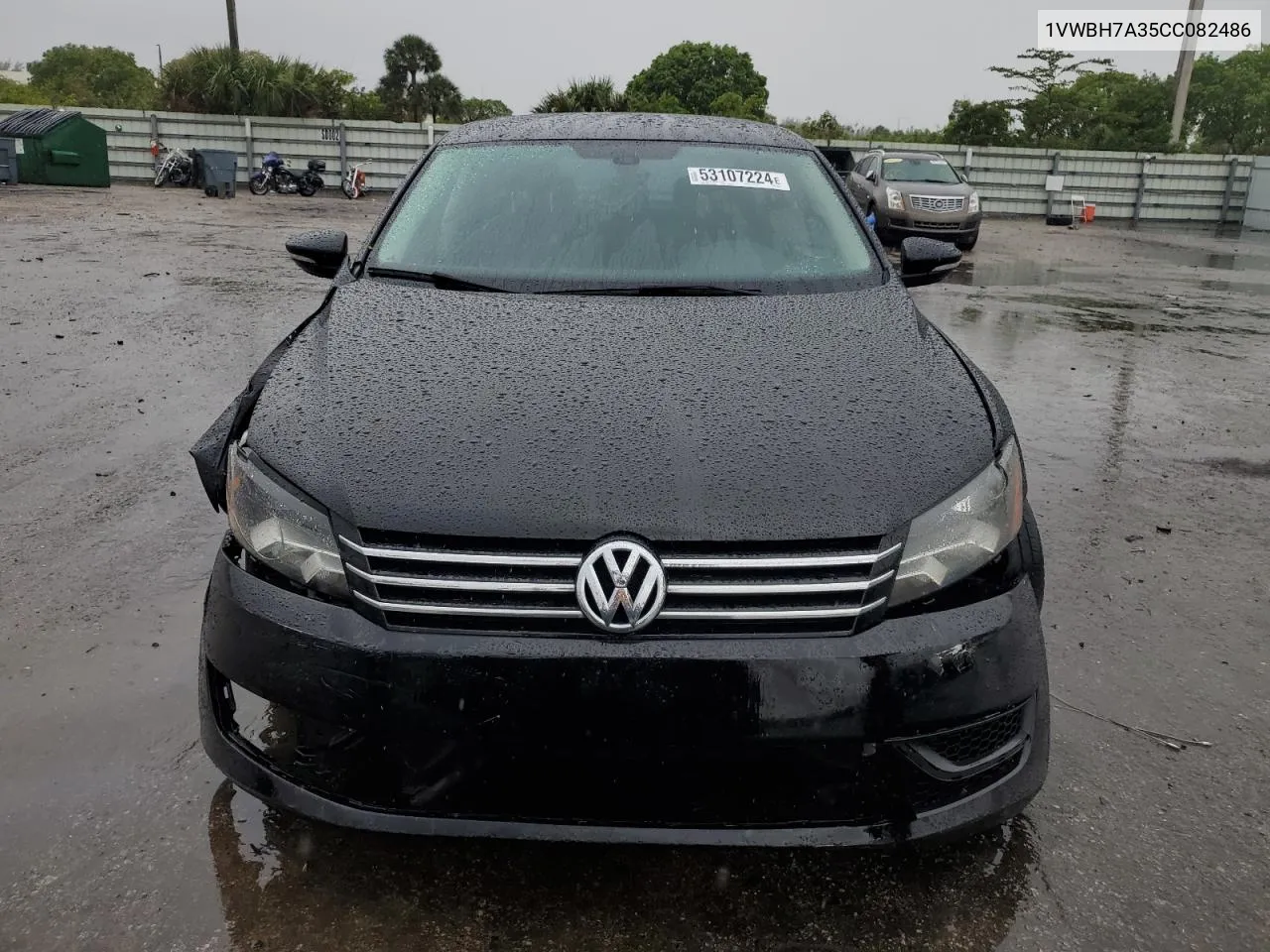 2012 Volkswagen Passat Se VIN: 1VWBH7A35CC082486 Lot: 53107224