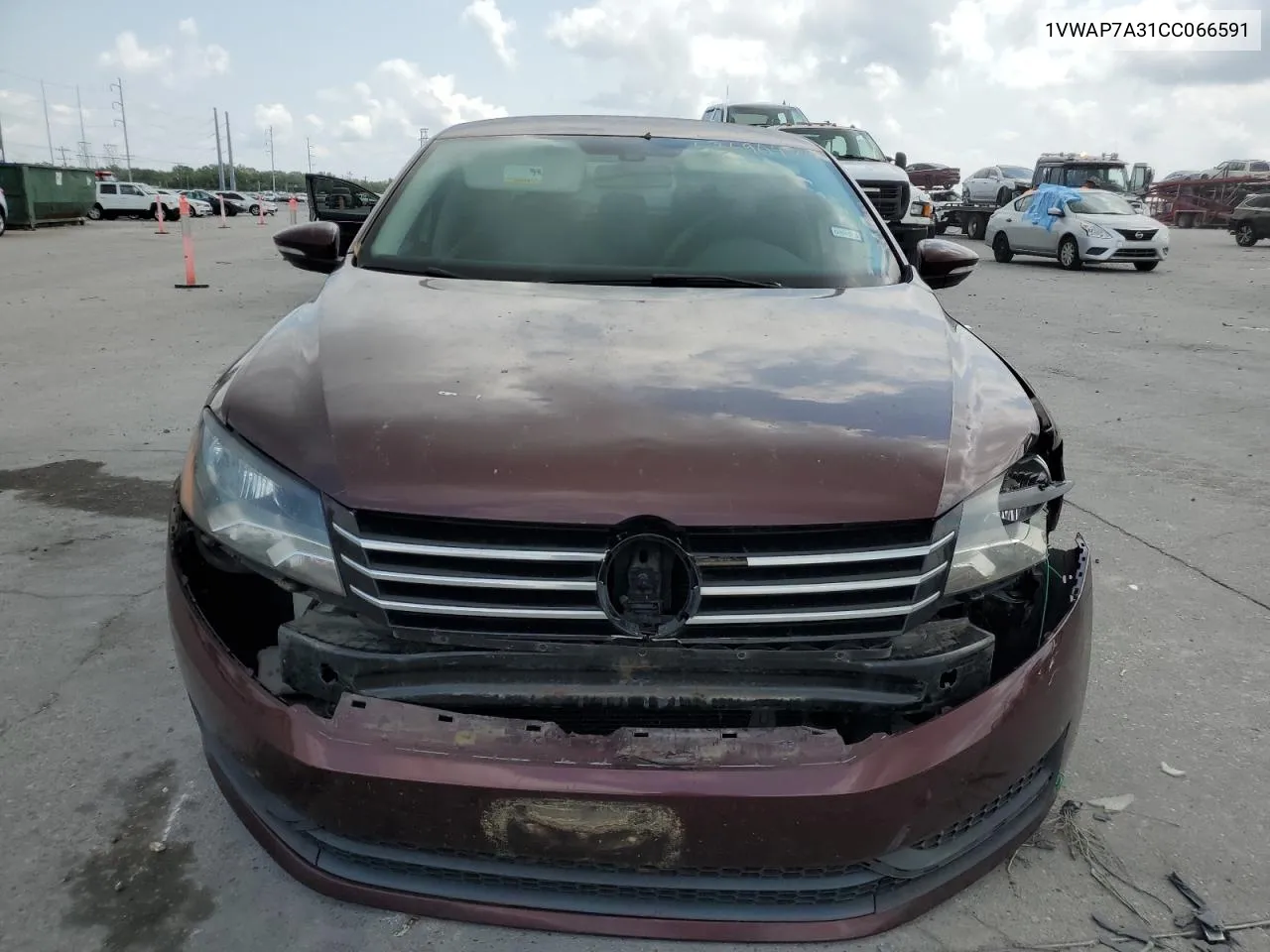 1VWAP7A31CC066591 2012 Volkswagen Passat S