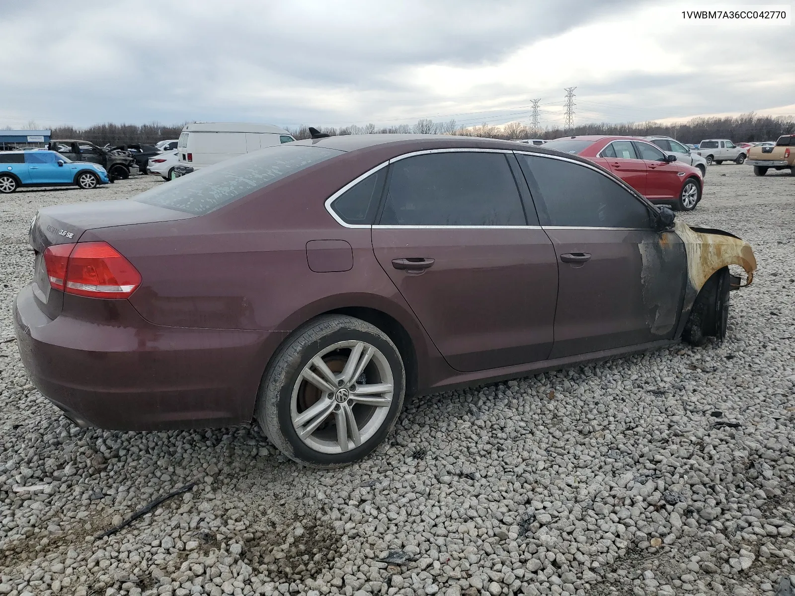 1VWBM7A36CC042770 2012 Volkswagen Passat Se