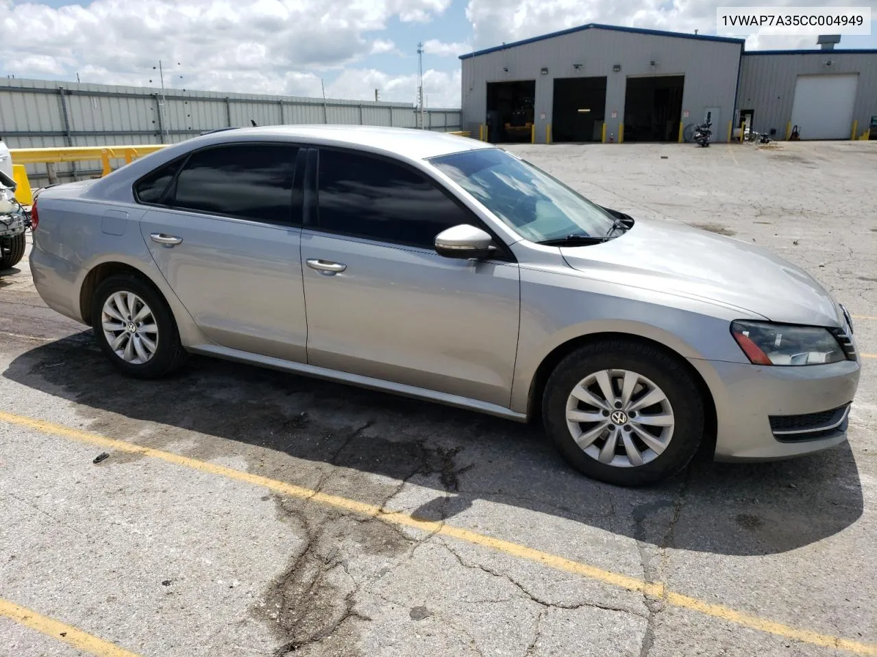 2012 Volkswagen Passat S VIN: 1VWAP7A35CC004949 Lot: 58847824