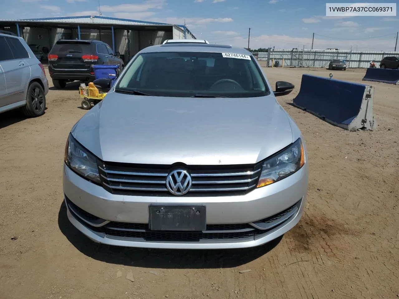 1VWBP7A37CC069371 2012 Volkswagen Passat Se