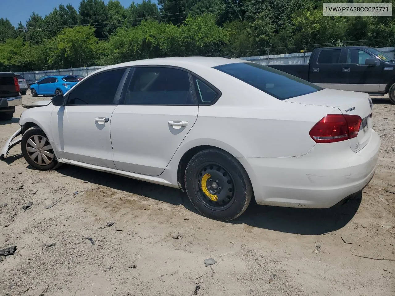 1VWAP7A38CC023771 2012 Volkswagen Passat S