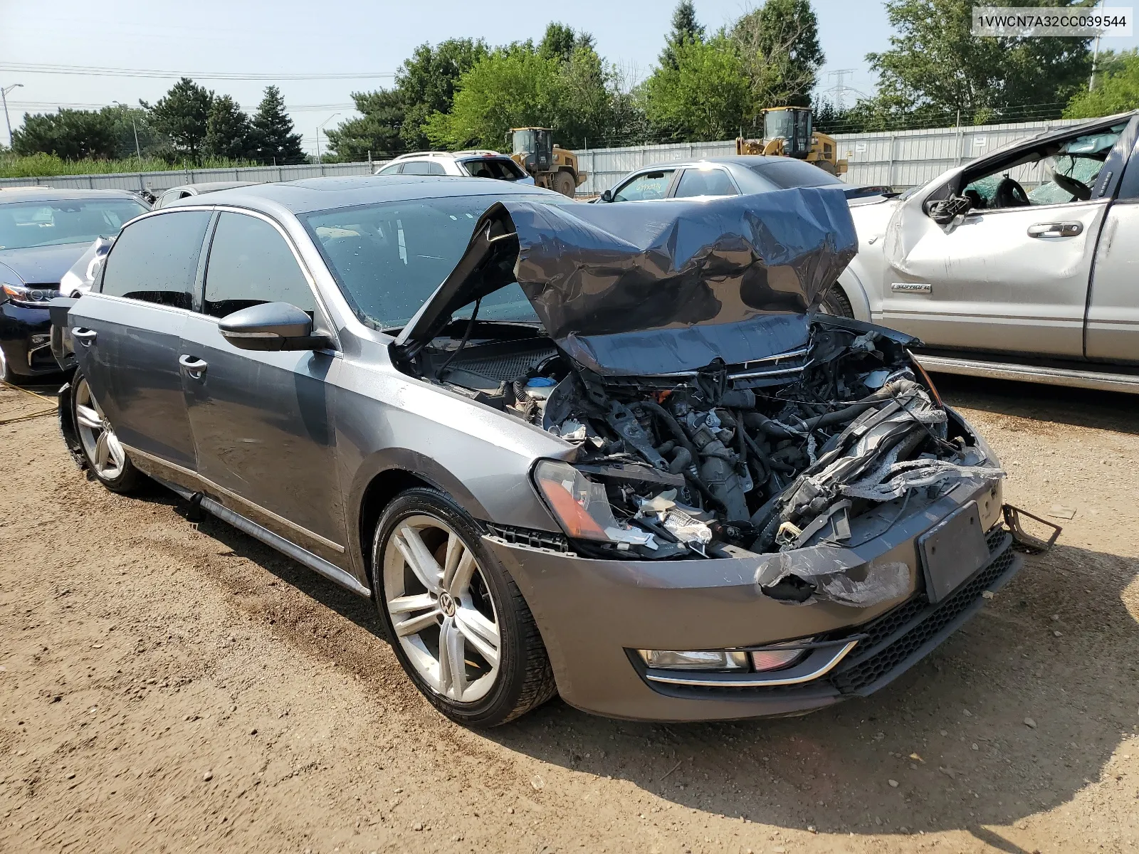 1VWCN7A32CC039544 2012 Volkswagen Passat Sel