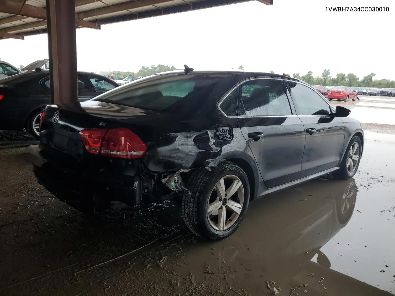 2012 Volkswagen Passat Se VIN: 1VWBH7A34CC030010 Lot: 64884754