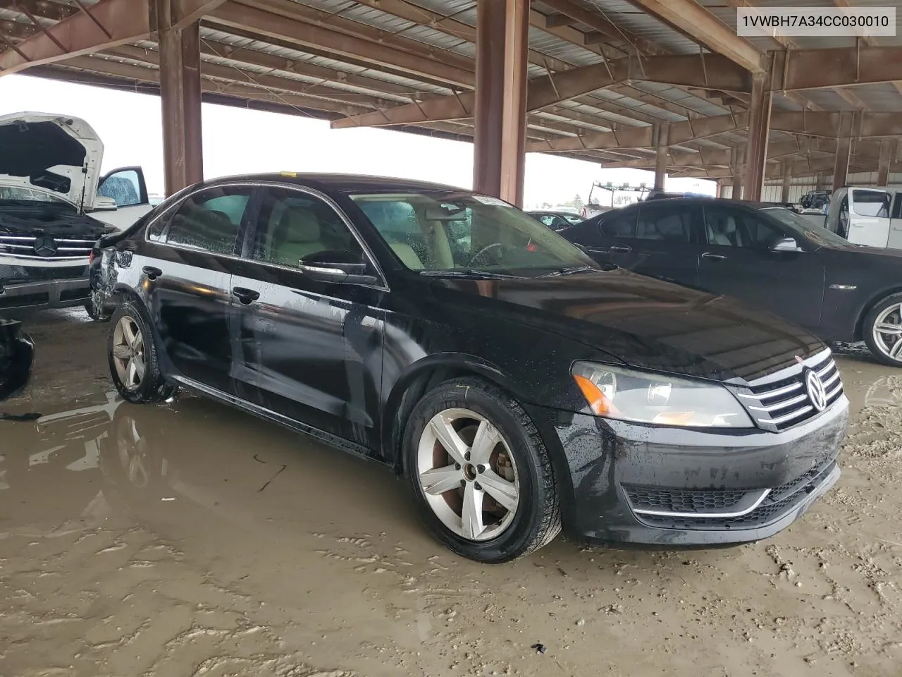 1VWBH7A34CC030010 2012 Volkswagen Passat Se