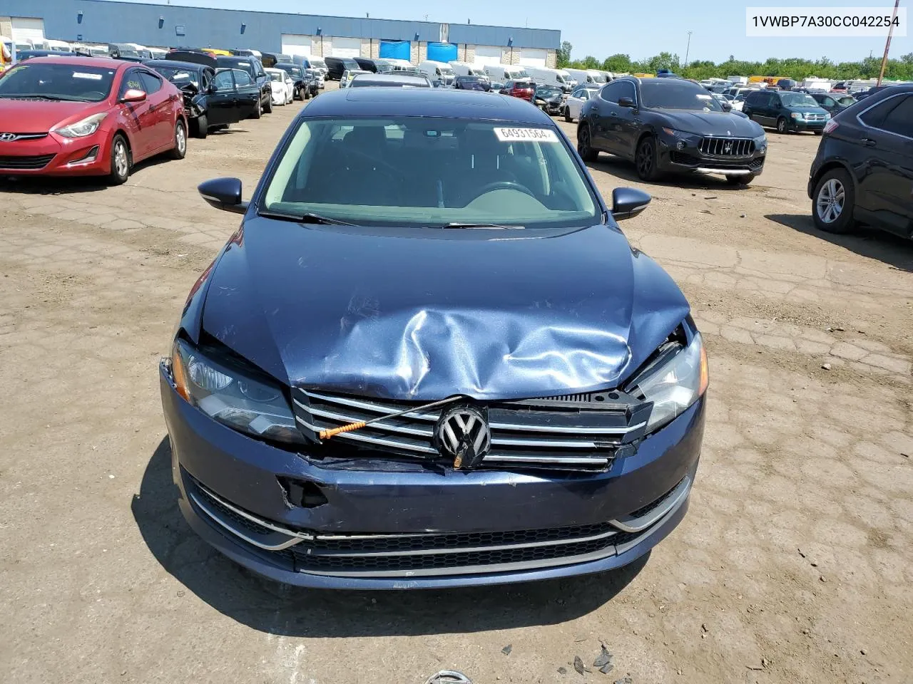 1VWBP7A30CC042254 2012 Volkswagen Passat Se