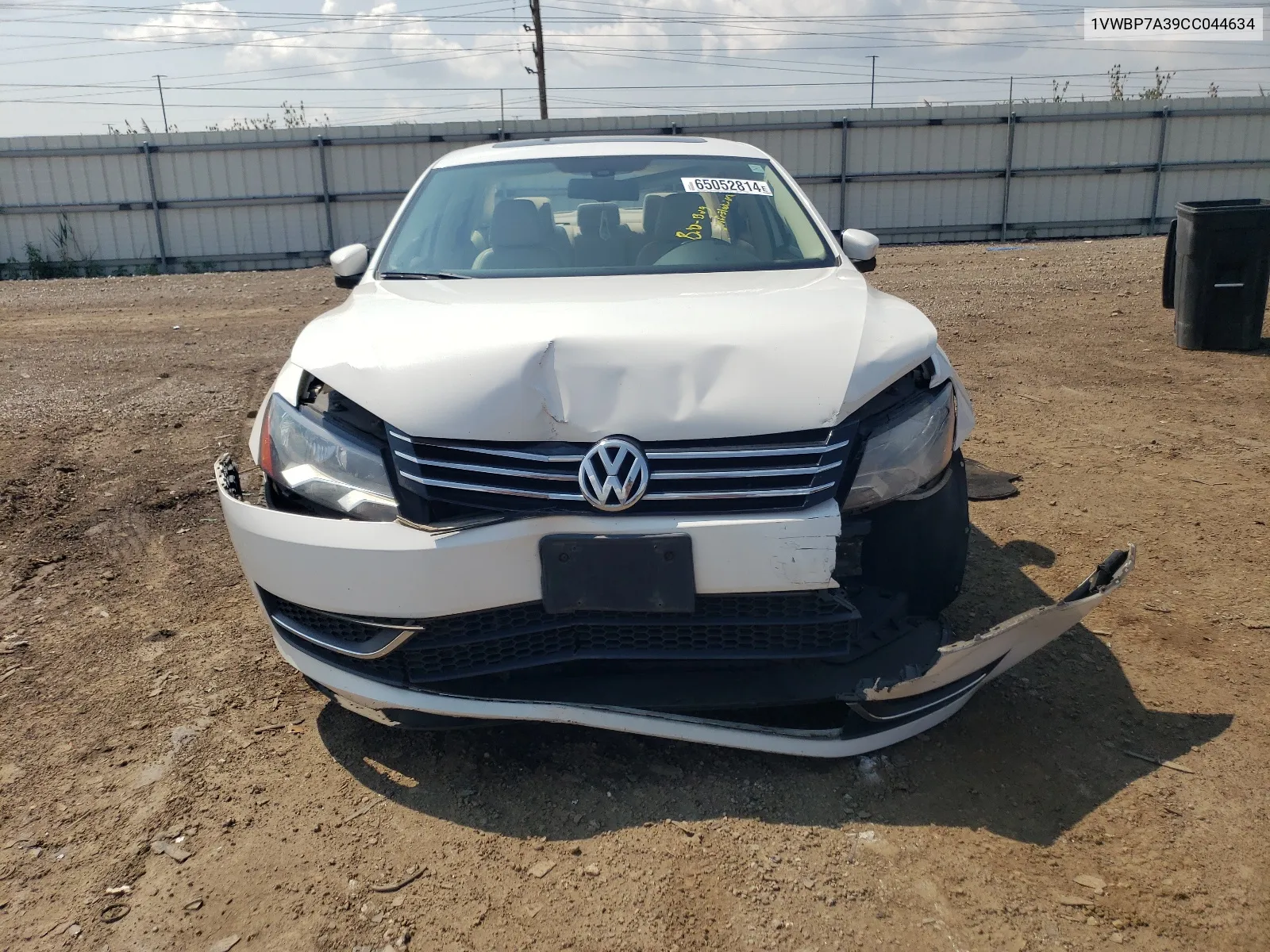 1VWBP7A39CC044634 2012 Volkswagen Passat Se