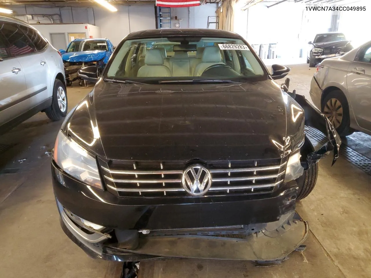 2012 Volkswagen Passat Sel VIN: 1VWCN7A34CC049895 Lot: 66333094